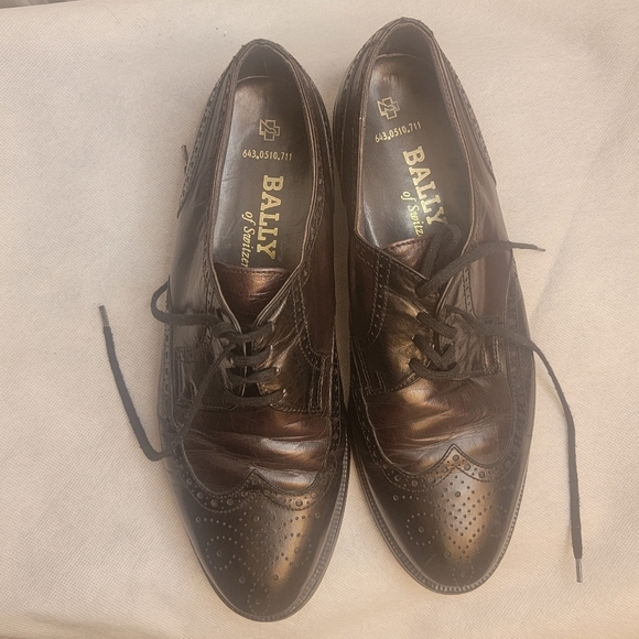 Bally Oxford men black shoes Size 8.5 main image 8